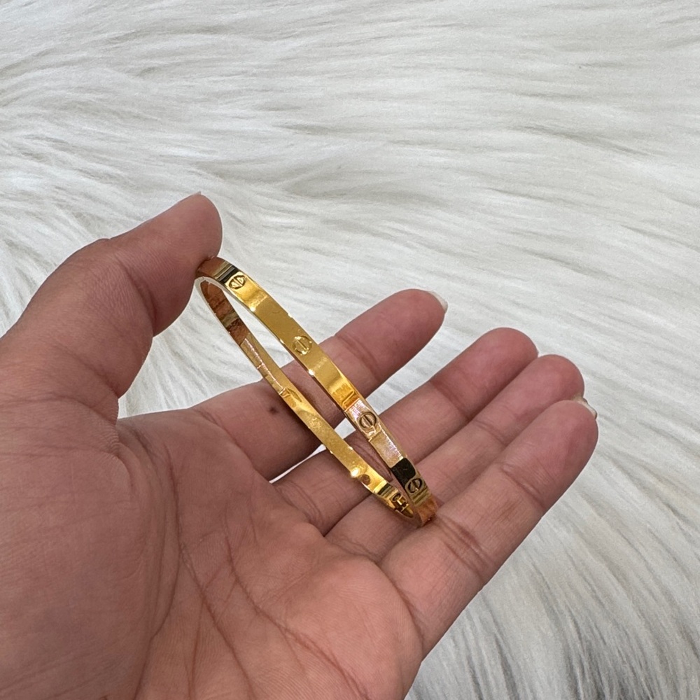Gold Bangle Bracelet